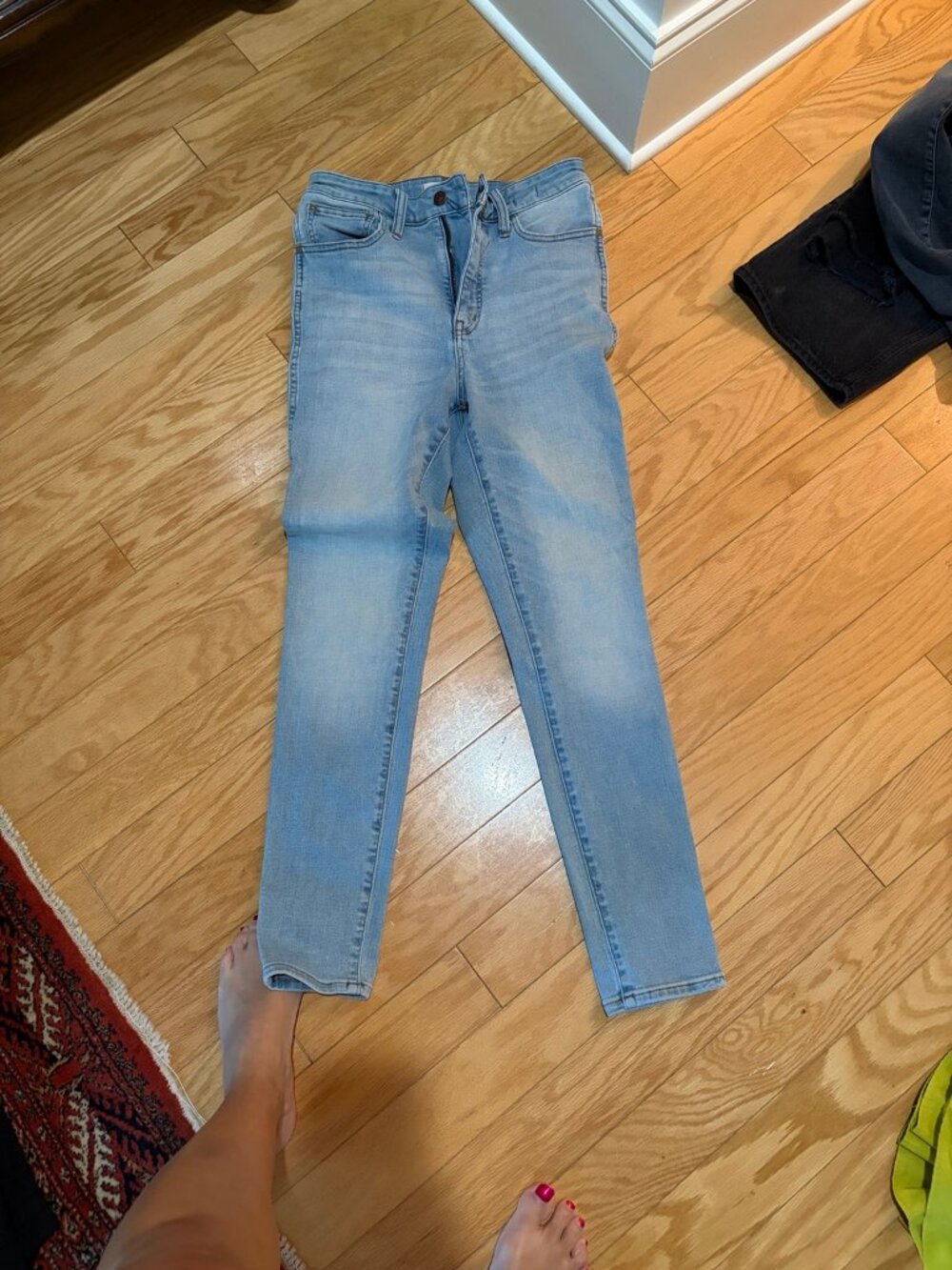 Madewell Curvy Roadtripper Light Wash Jeans Size 27